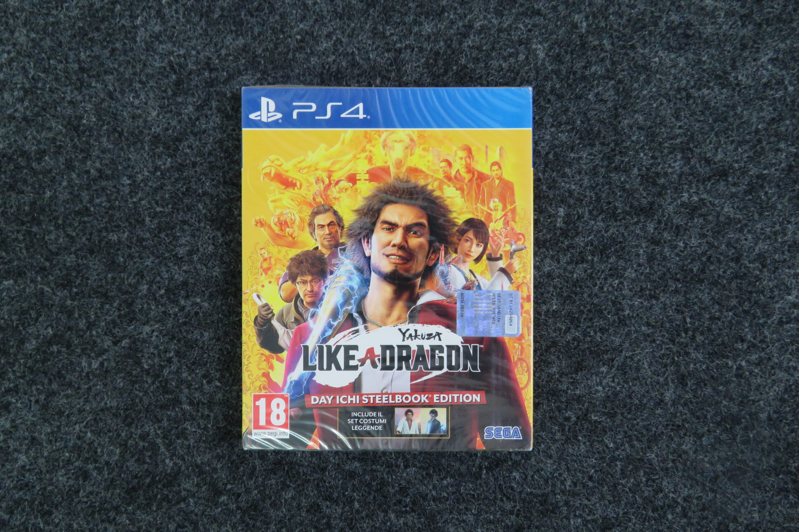 Yakuza Like A Dragon - Day Ichi Steelbook Edition - PAL ITA - PS4 - Neu !